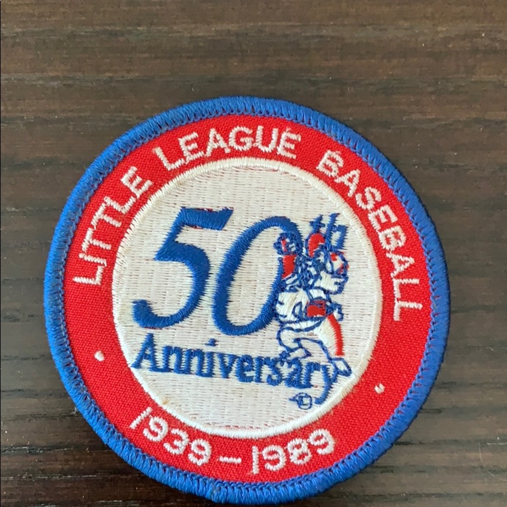 Brand new little league baseball 50th anniv. patch